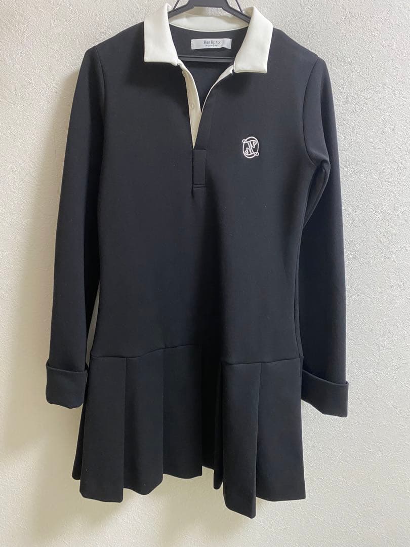 ワンピース Polo Pleated Mini Dress Herlipto
