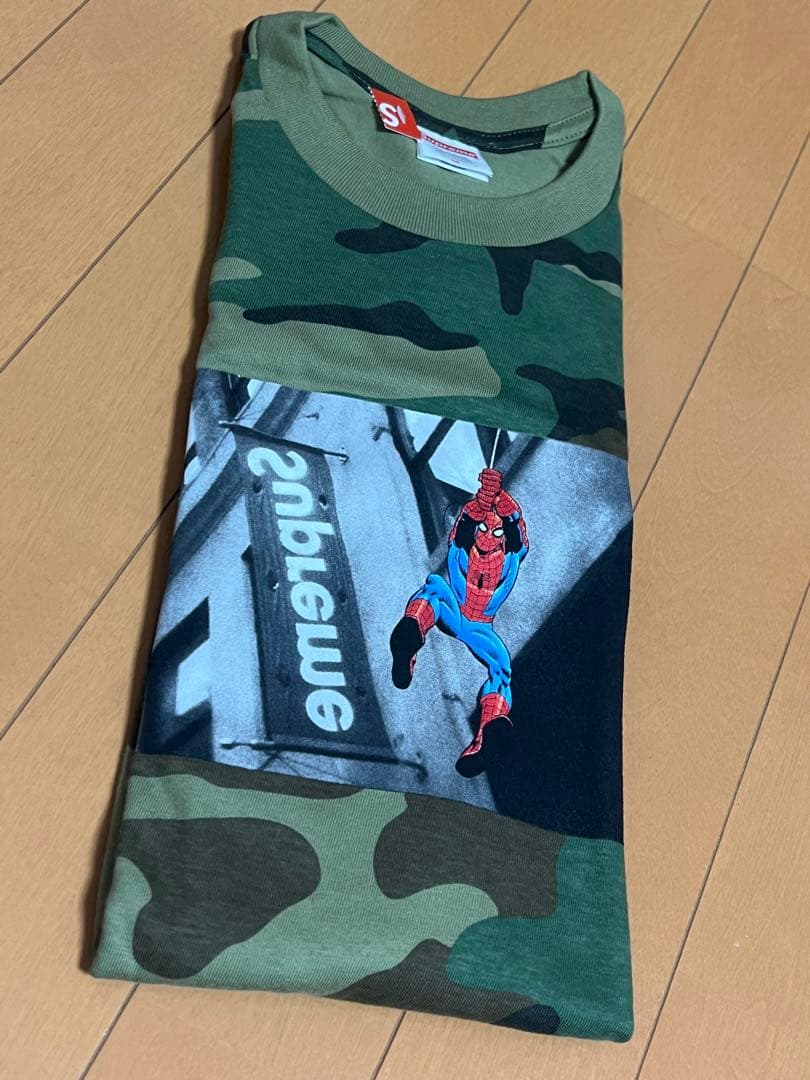 l*0様 Supreme x Spider-Man Tee \"Camo\" Mサイ