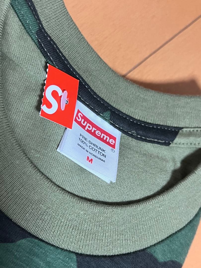 l*0様 Supreme x Spider-Man Tee \"Camo\" Mサイ
