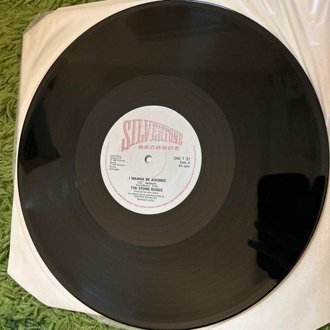 a*】様 stone roses i wanna be adored 12”レコ