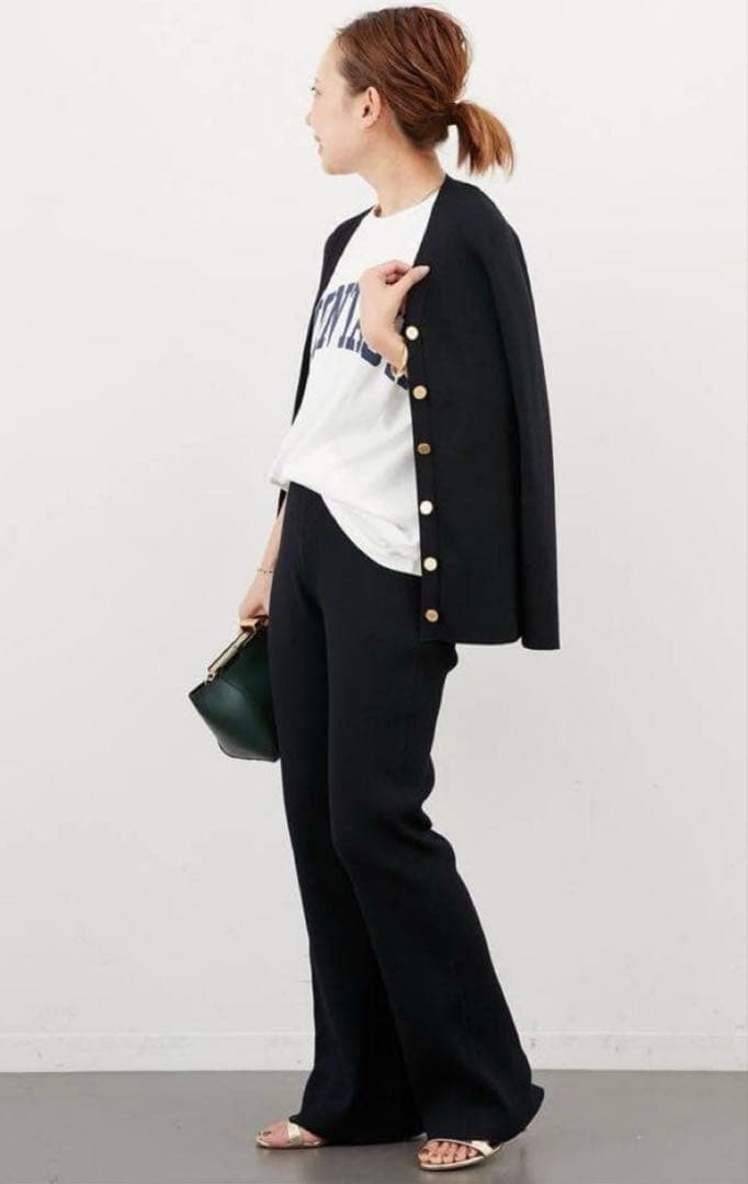美品★DeuxiemeClasse DINERRIB Vネックカーディガン