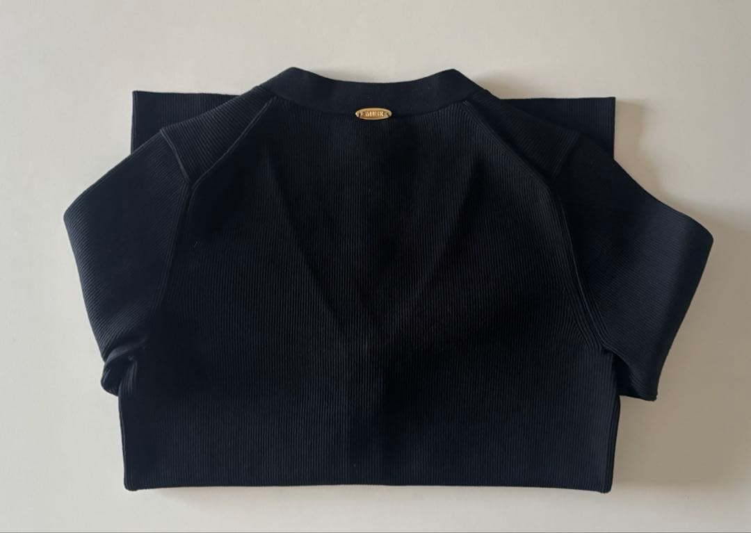 美品★DeuxiemeClasse DINERRIB Vネックカーディガン