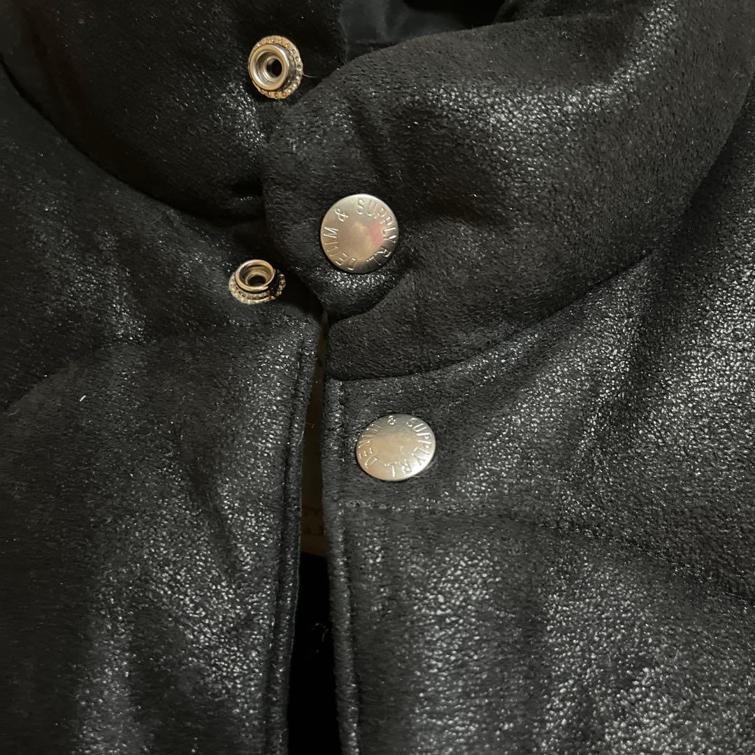 DENIM&SUPPLY デニムアンドサプライ ダウンベスト XS-S艶黒系