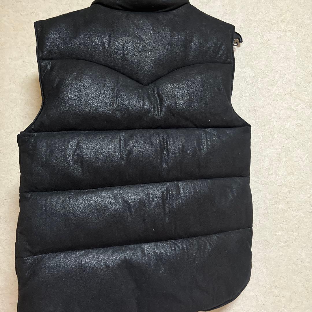 DENIM&SUPPLY デニムアンドサプライ ダウンベスト XS-S艶黒系