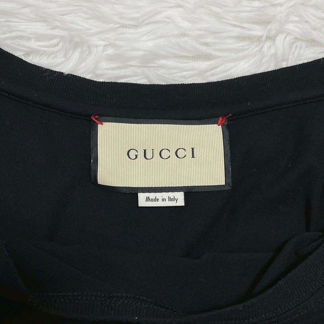 GUCCI Tシャツ 半袖 ダメージ加工 ヴィンテージ加工 シェリーライン