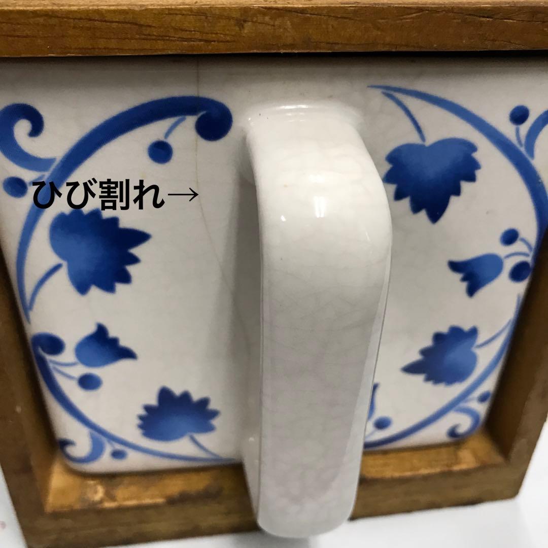 早い者勝ち　アンティーク　花柄　キッチン　調味料入れ　昭和レトロ　カントリー