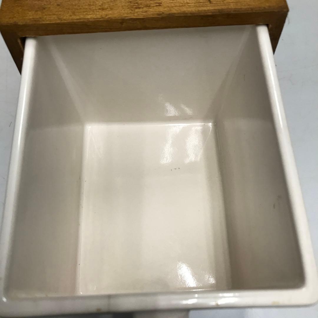 早い者勝ち　アンティーク　花柄　キッチン　調味料入れ　昭和レトロ　カントリー
