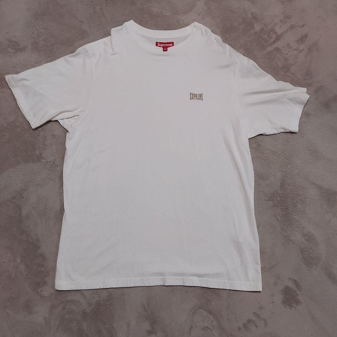 ✨美品✨Supreme Tシャツ 刺繍ロゴ入り Lサイズ