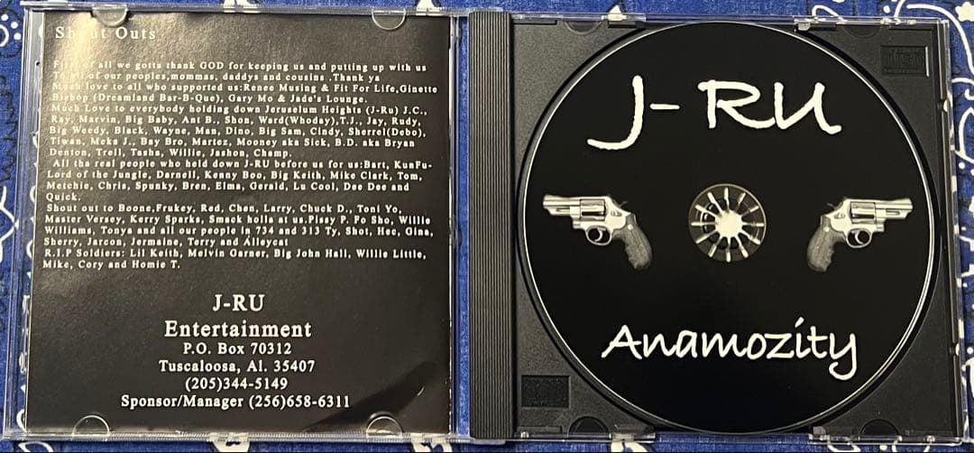 洋楽 J-RU Anamozity g-rap g-funk g-luv grap