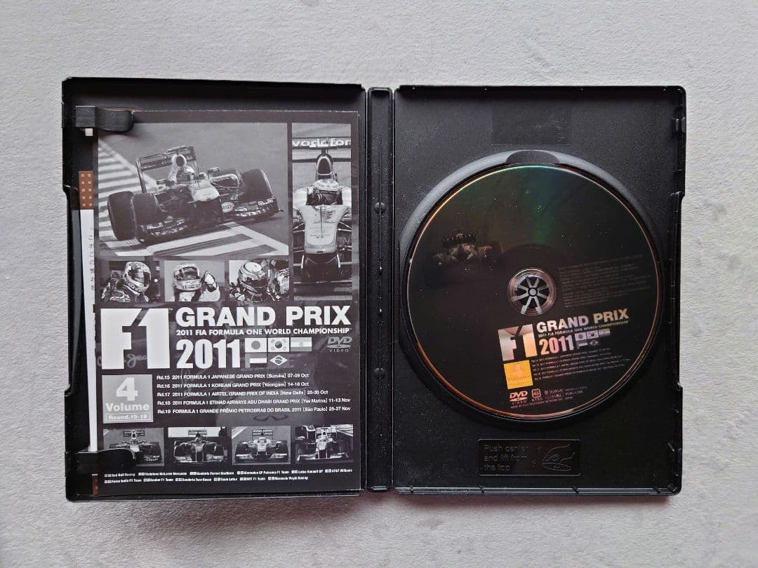 F1 世界選手権 総集編 2011年 Vol.1〜Vol.4 計4本セット