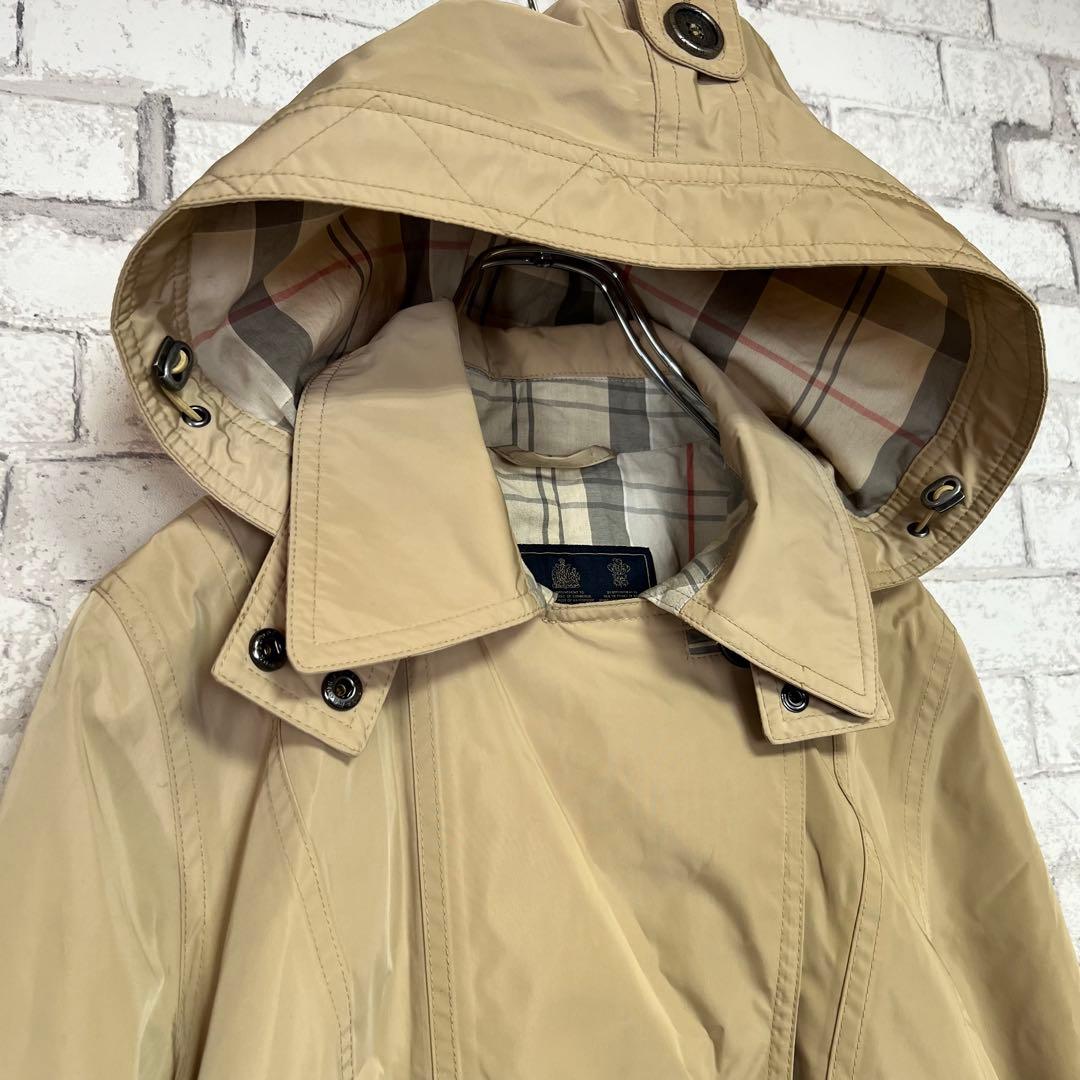【なねむ】Barbour バブアー ショート丈トレンチレインコート 希少