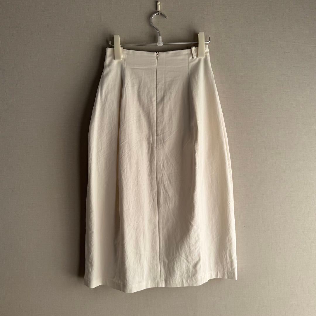 タグ付き新品✴︎Tageechita✴︎ハイウエストコクーンスカート✴︎ホワイトL