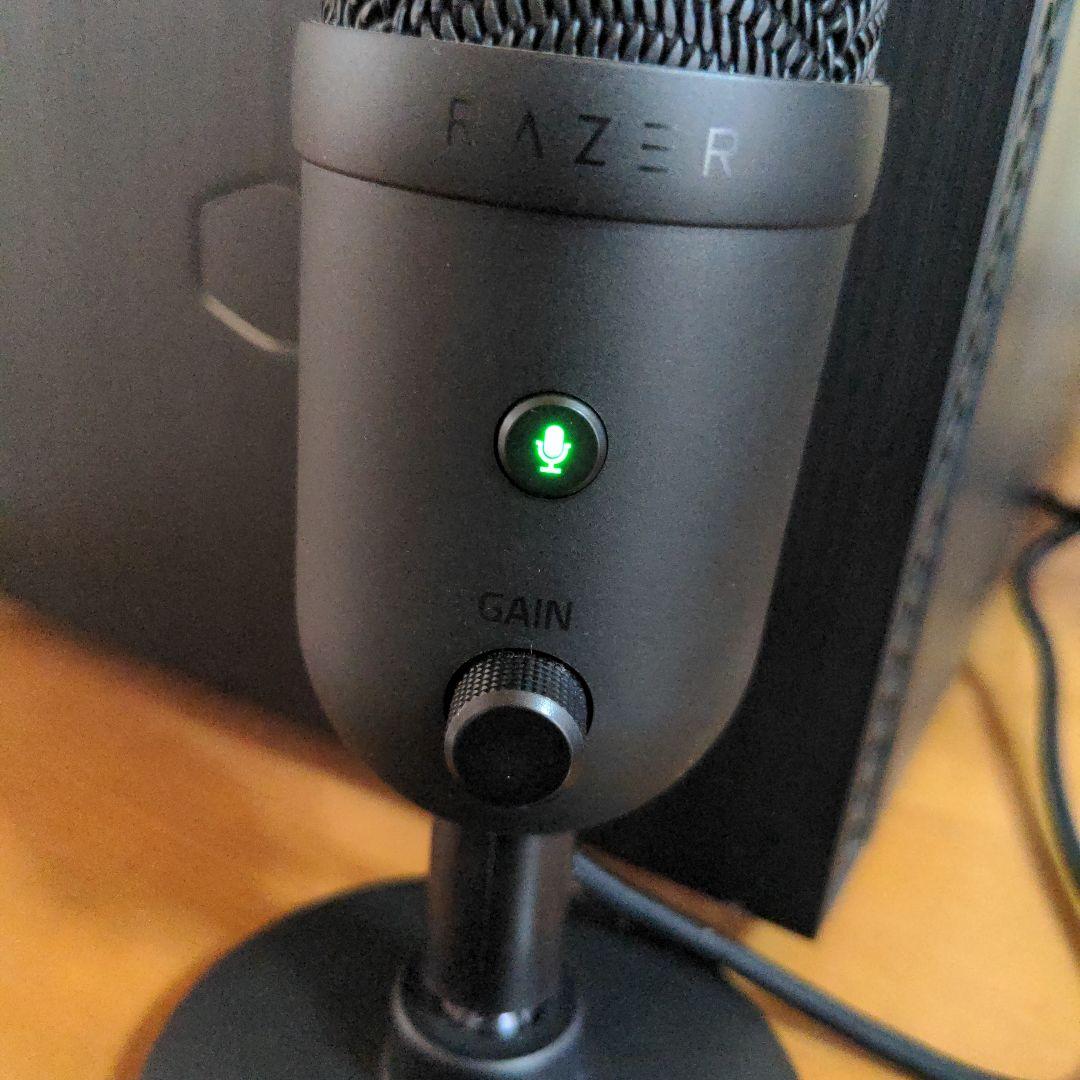 【動作確認済み】Razer Seiren V2 X USBマイクロフォン