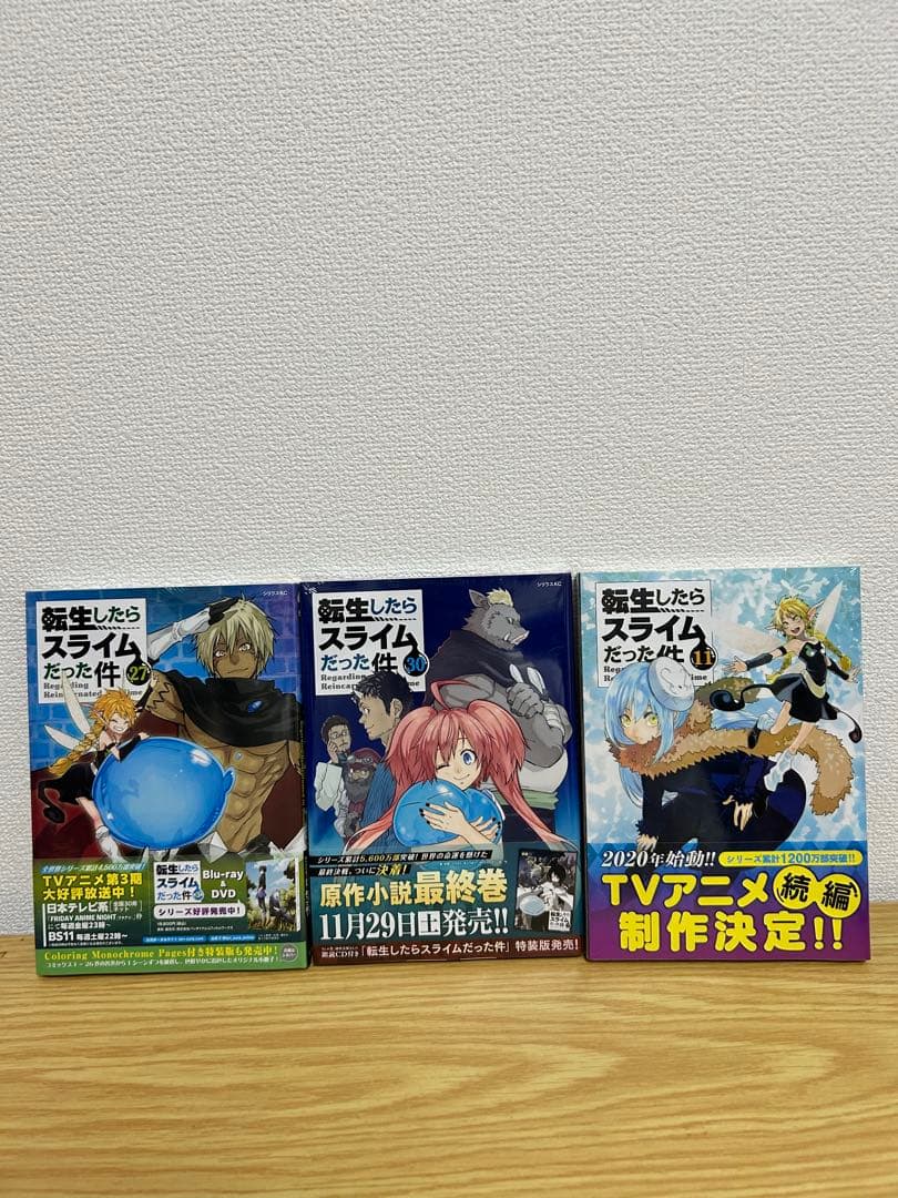 転生したらスライムだった件 1〜30巻既刊全巻+関連本 14冊セット