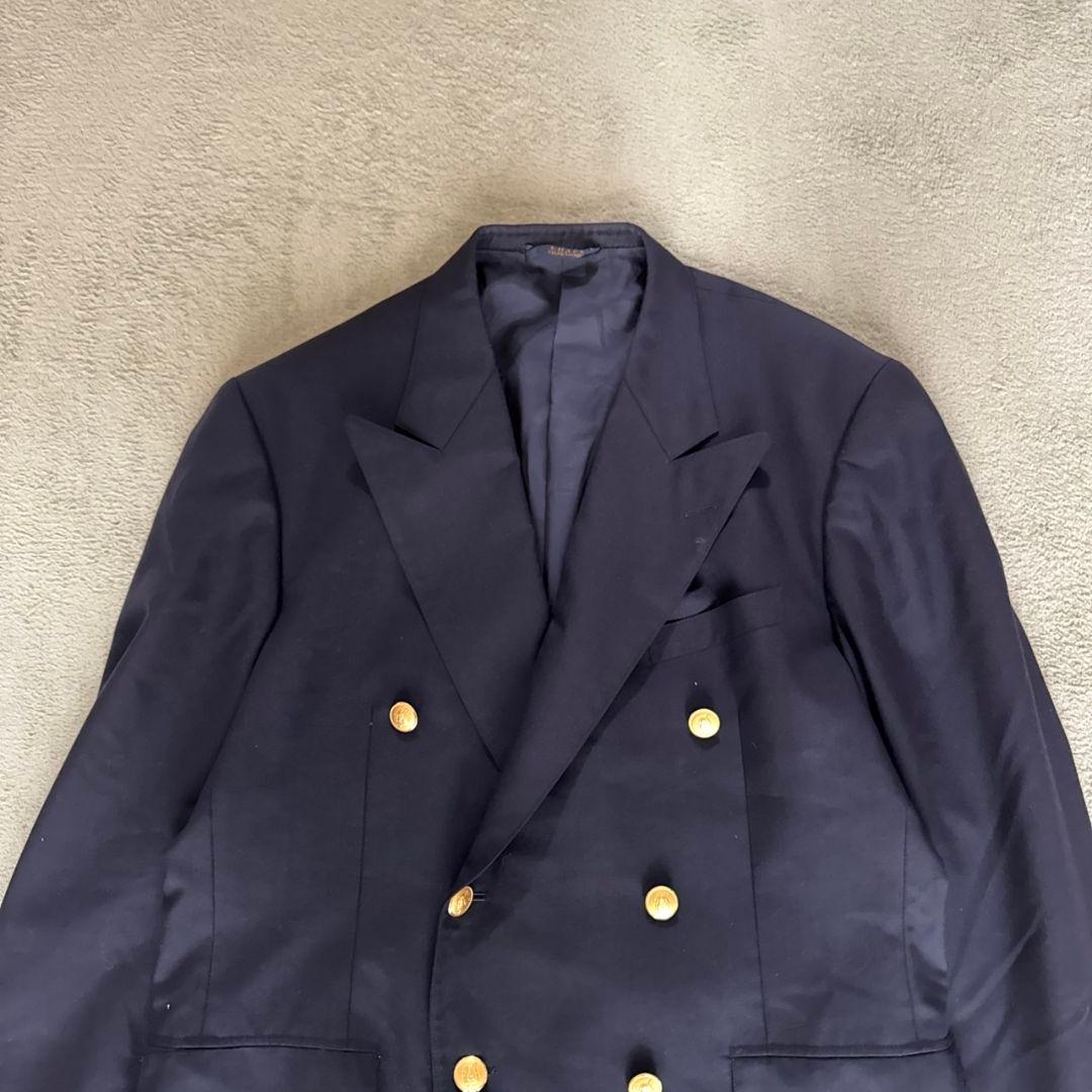 RALPHLAUREN 金ボタン ダブル ネイビー ブレザー ジャケット AB6