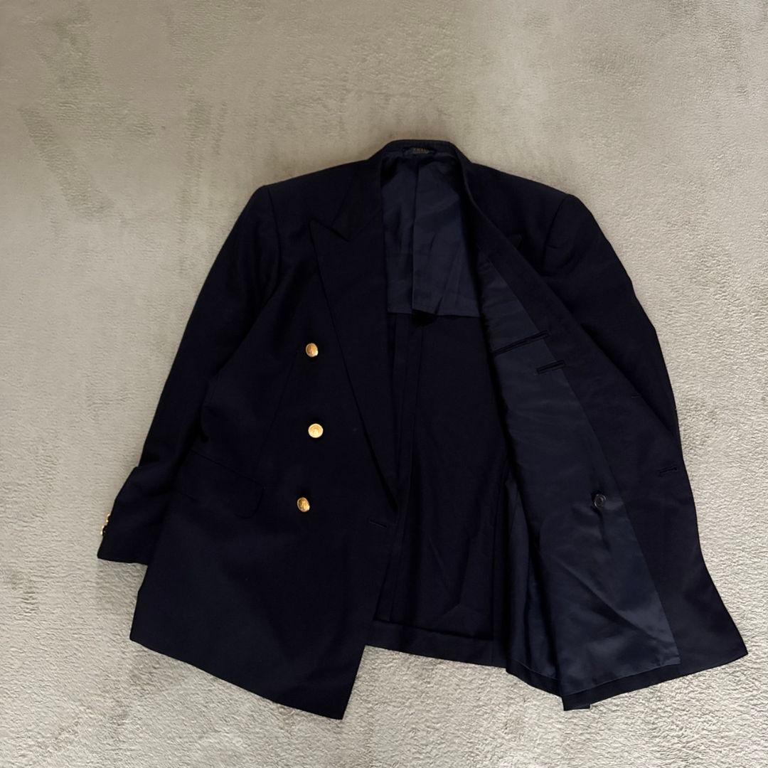 RALPHLAUREN 金ボタン ダブル ネイビー ブレザー ジャケット AB6