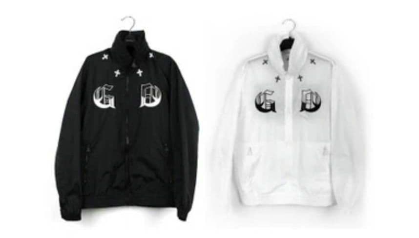 G-DRAGON 2013年ONE OF A KINDウィンドブレーカー 黒