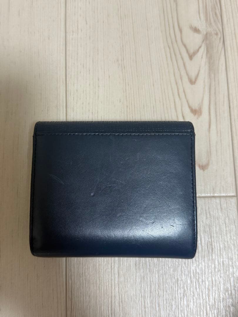 agnes b. ネイビー 二つ折り財布
