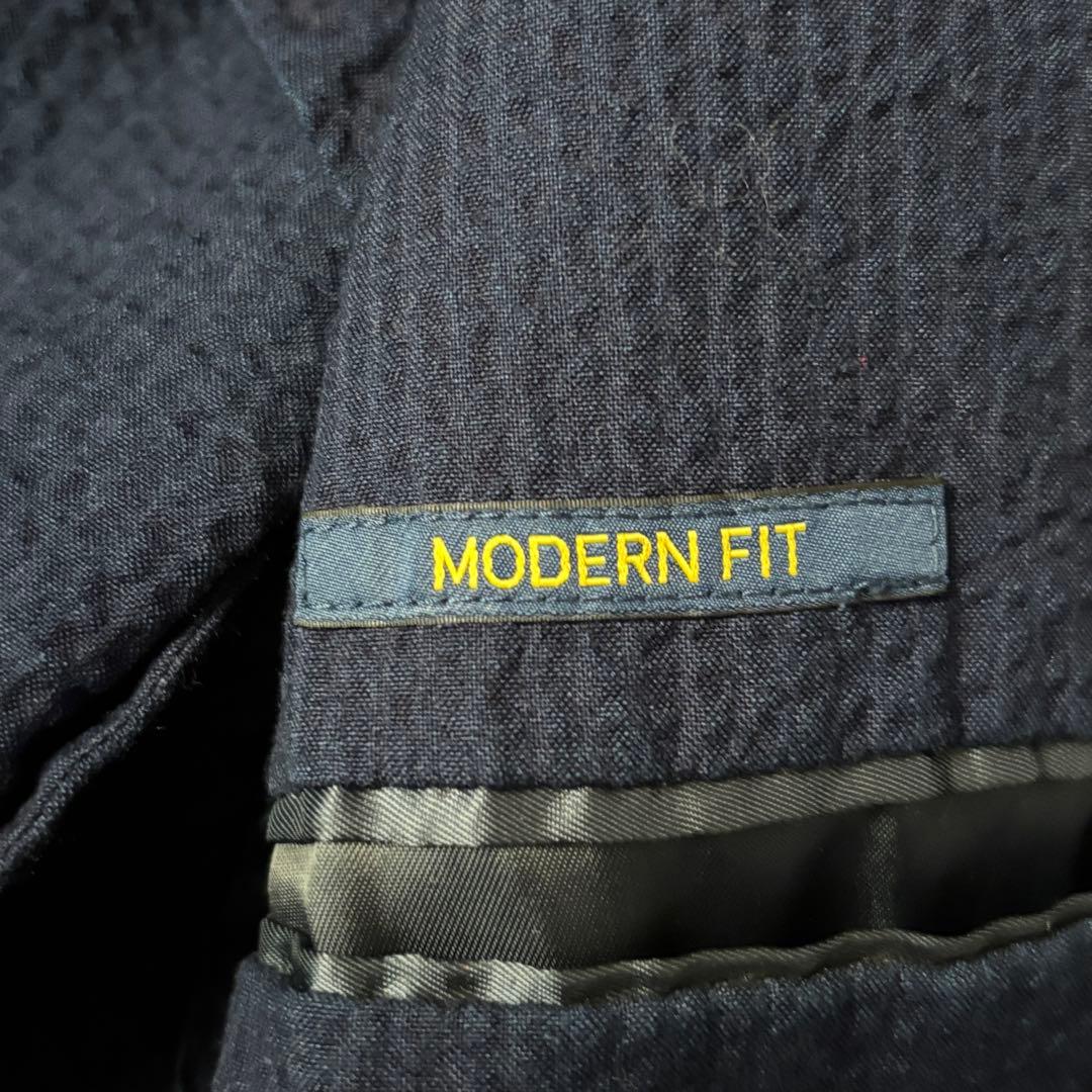 【美品】24SS ポロラルフローレン シアサッカー ジャケット S〜M ネイビー