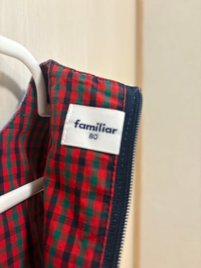 定価15400円◆現行品◆80サイズ　familiar ジャンパースカート
