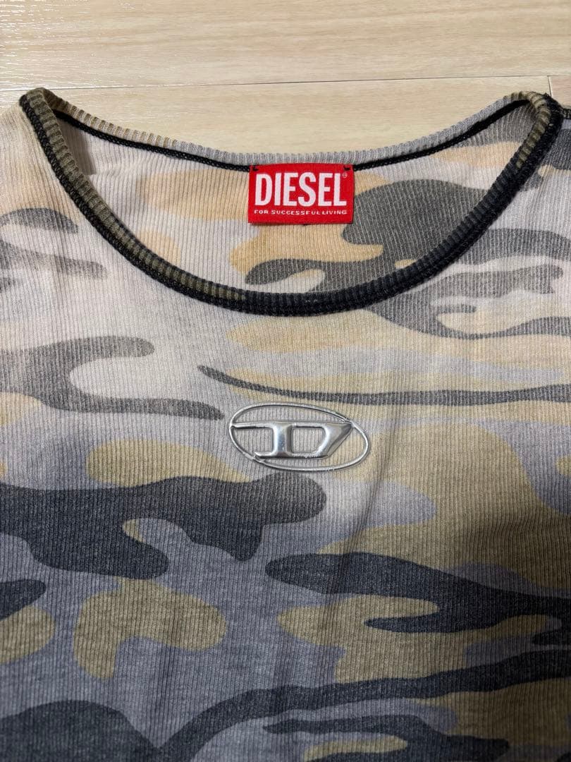 DIESEL カモフラージュ柄Tシャツ