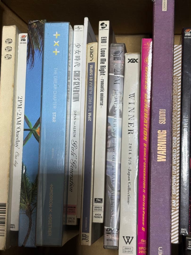 K-popまとめ売りCD・DVD