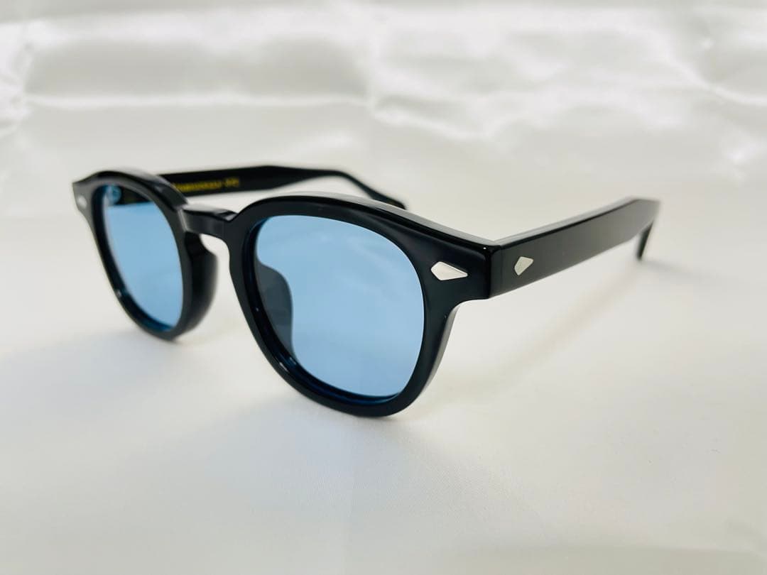 美品 MOSCOT LEMTOSH モスコット レムトッシュ カラーレンズ 黒縁