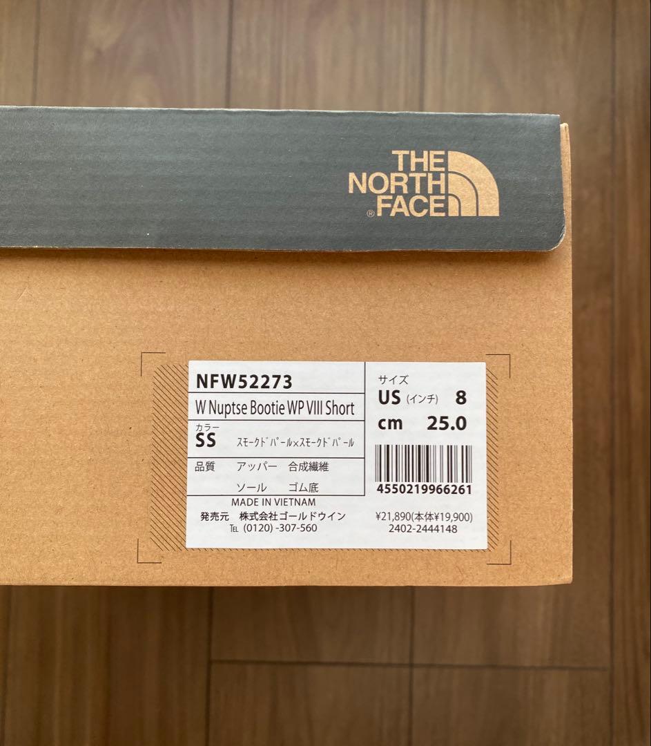 25cm ノースフェイス ヌプシ Nuptse Bootie WP VIII