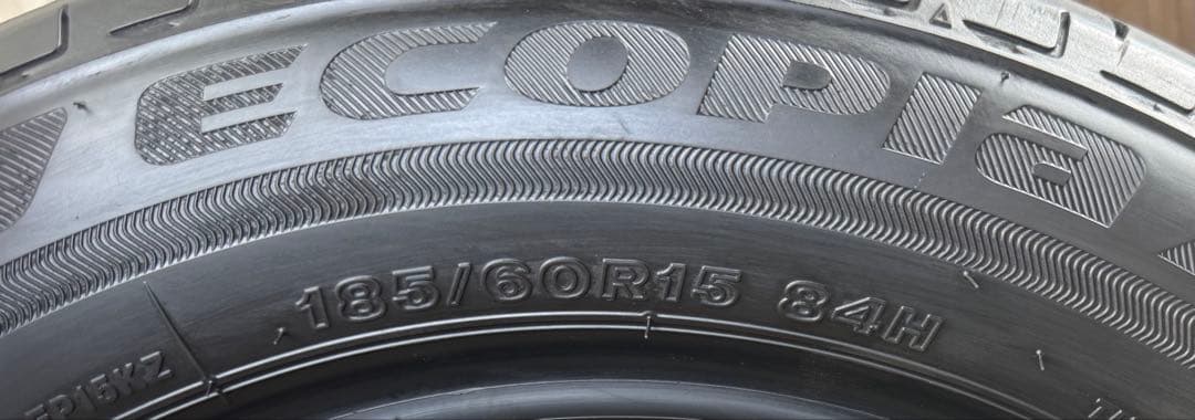 185/60R15 ブリヂストンEP150 夏タイヤ4本。
