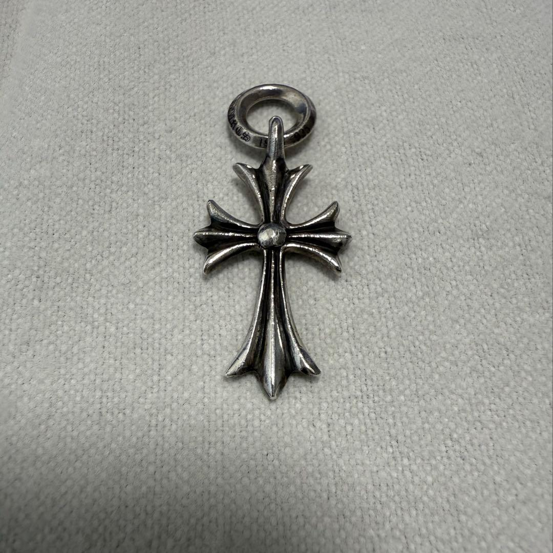 極美品　インボイス原本　TINY CH CROSS/タイニーCHクロス　クロム
