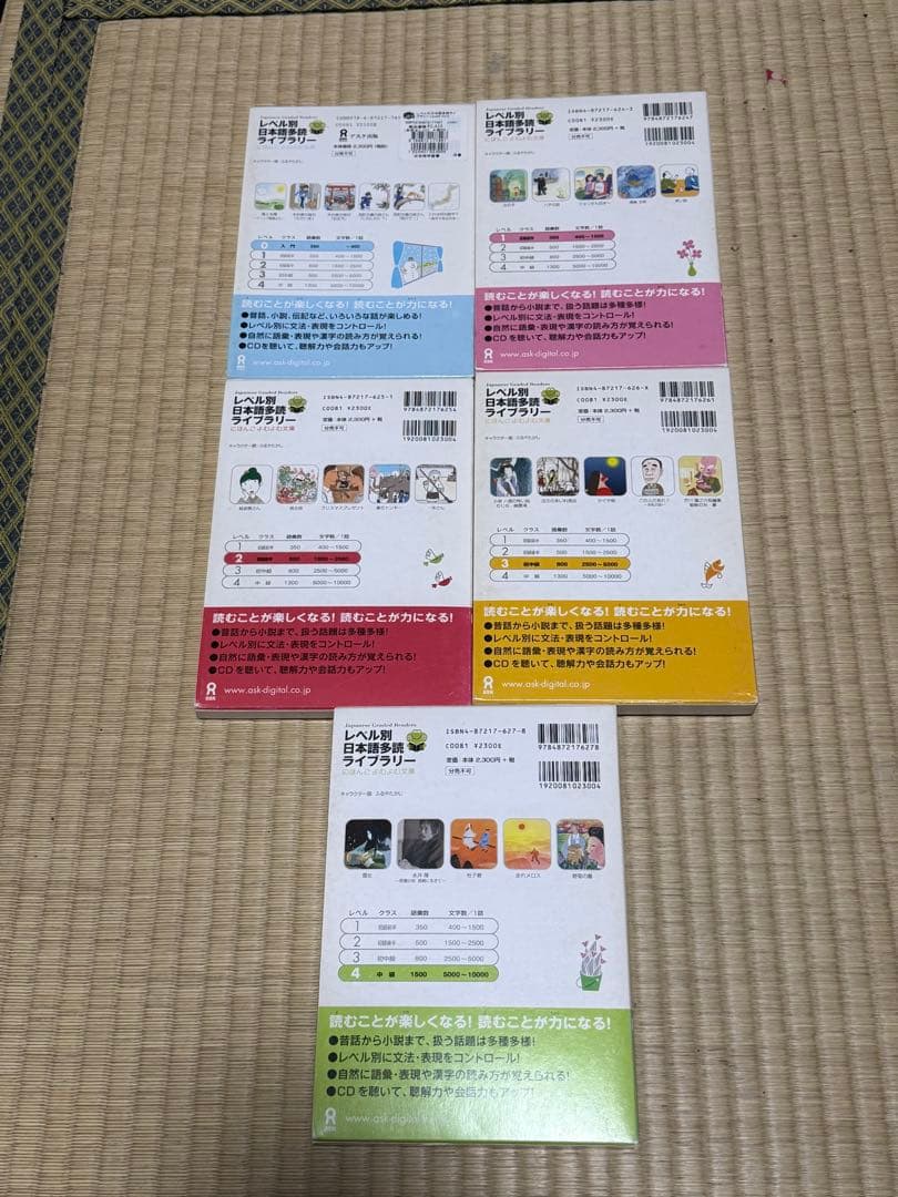 レベル別日本語多読ライブラリー 0-4セット