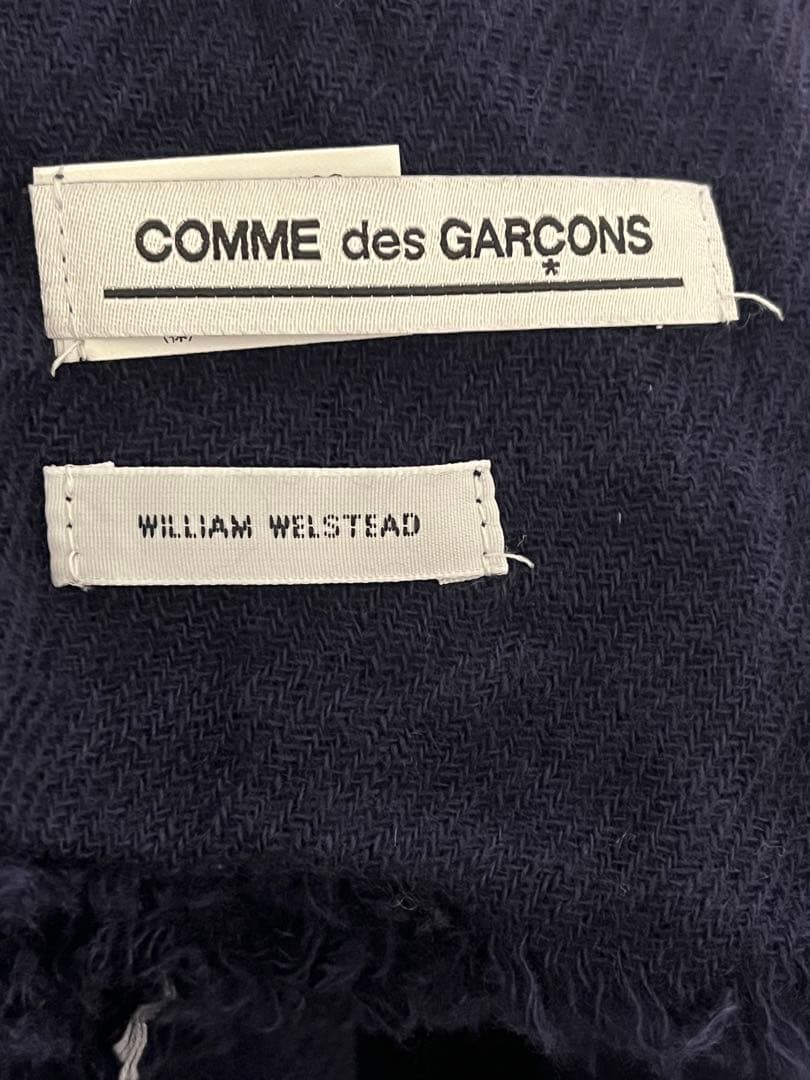 コムデギャルソン× WILLIAM WELSTEAD カシミヤストール