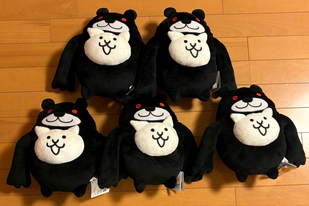 にゃんこ大戦争 ネコリーマン 暗黒ネコ BIGぬいぐるみ　GBぬいぐるみ11