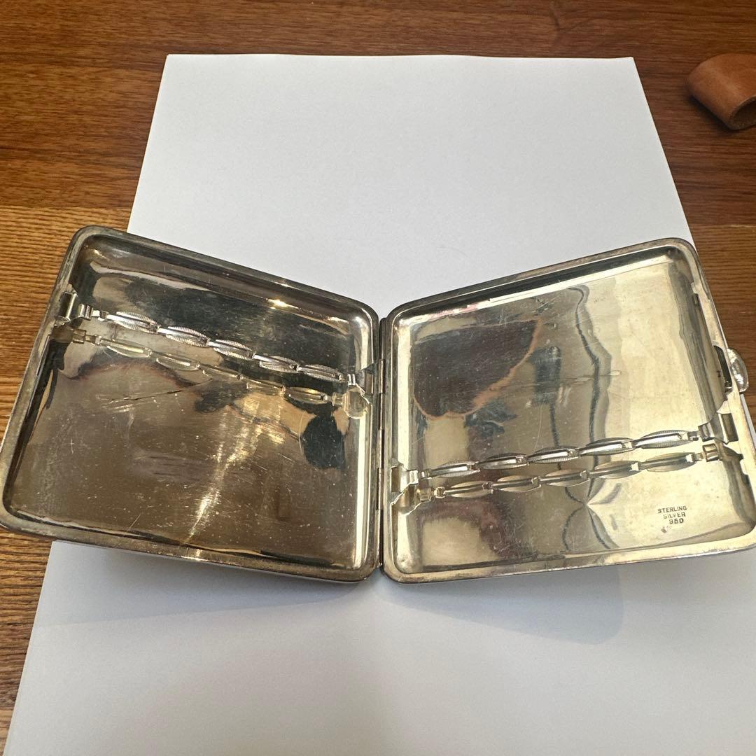 竹彫刻 シルバーケース