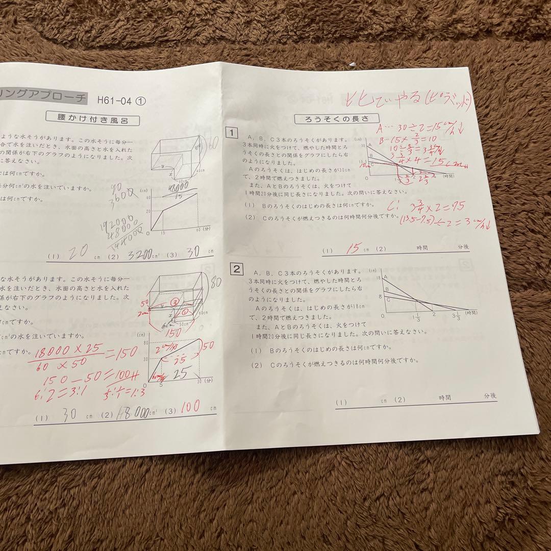 2026年受験組用　SAPIX 6年生 算数 サマーサポート スプリングサポート