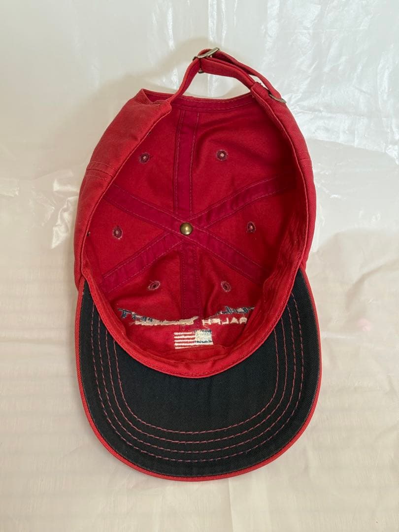 90s POLO SPORT Ralph Lauren USA製 赤キャップ刺繍