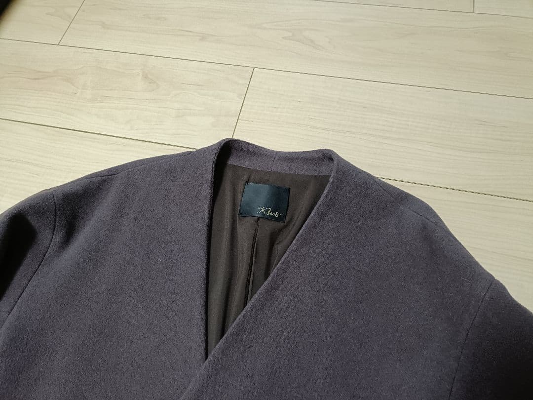 URBANRESEARCH　ROSSO ビーバーVネックコート　36