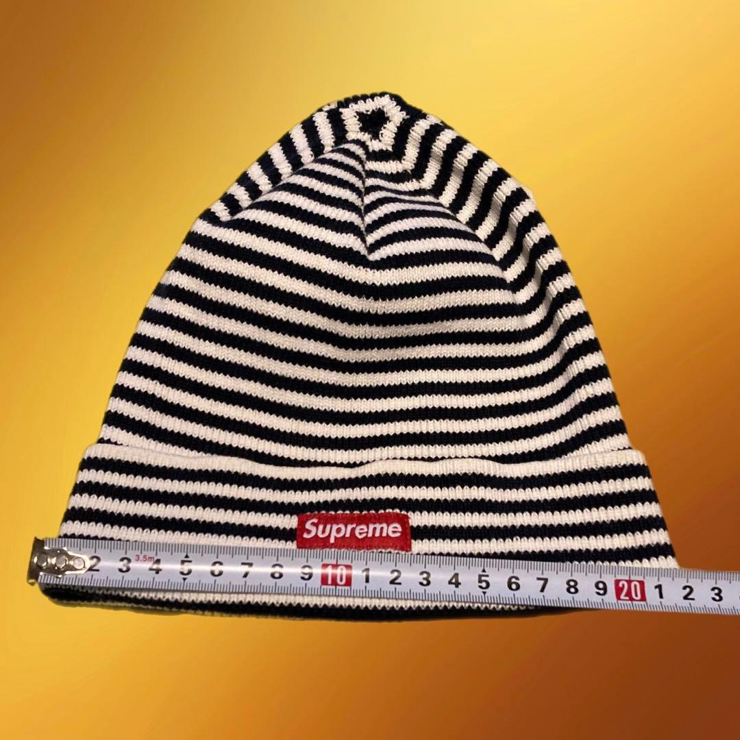 supreme シュプリーム ニット帽 ビーニー スモールボックス ボーダー
