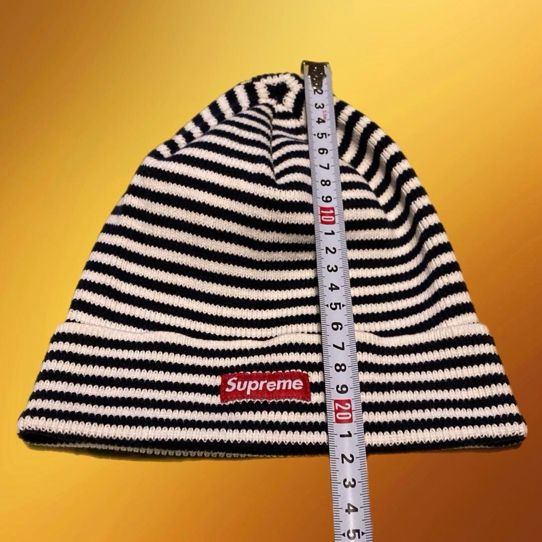 supreme シュプリーム ニット帽 ビーニー スモールボックス ボーダー