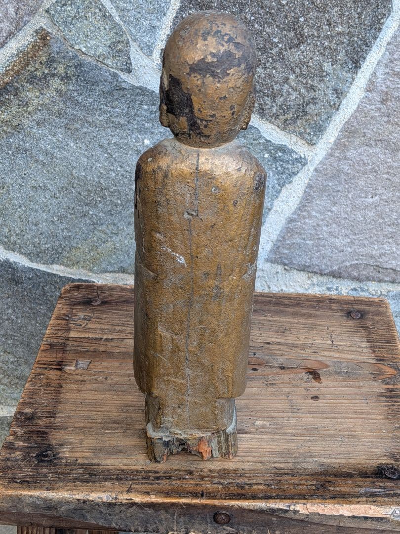 江戸時代の木彫り円空仏 菩薩立像　如来立像
