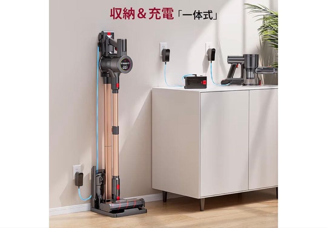 コードレス掃除機 スティッククリーナー 軽量 本体 AIチップ搭載