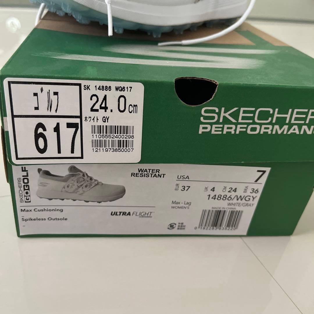スケッチャーズGOLF 新品未使用　ホワイト　24
