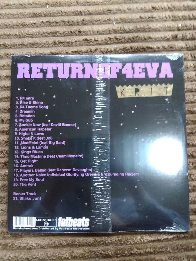 「BIG K.R.I.T. - Return Of 4Eva」新品未開封