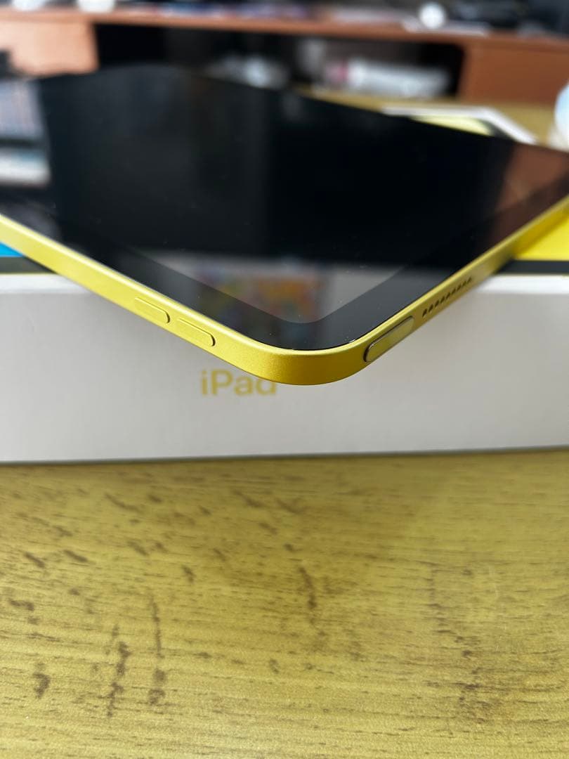 iPad a16 Wi-Fi イエロー120GB 刻印あり　おまけ付き