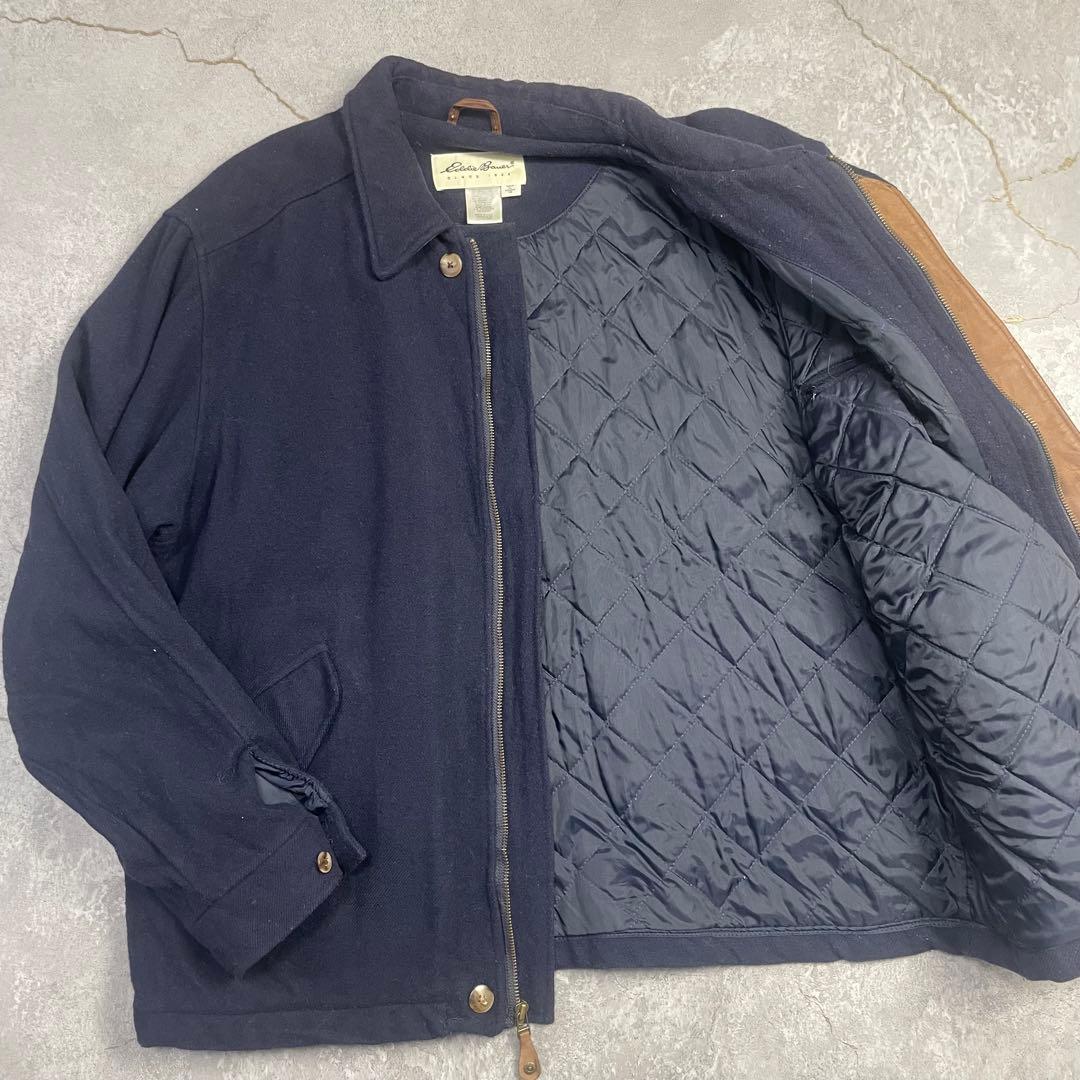 Eddie Bauer USA製 Melton Flight jacket