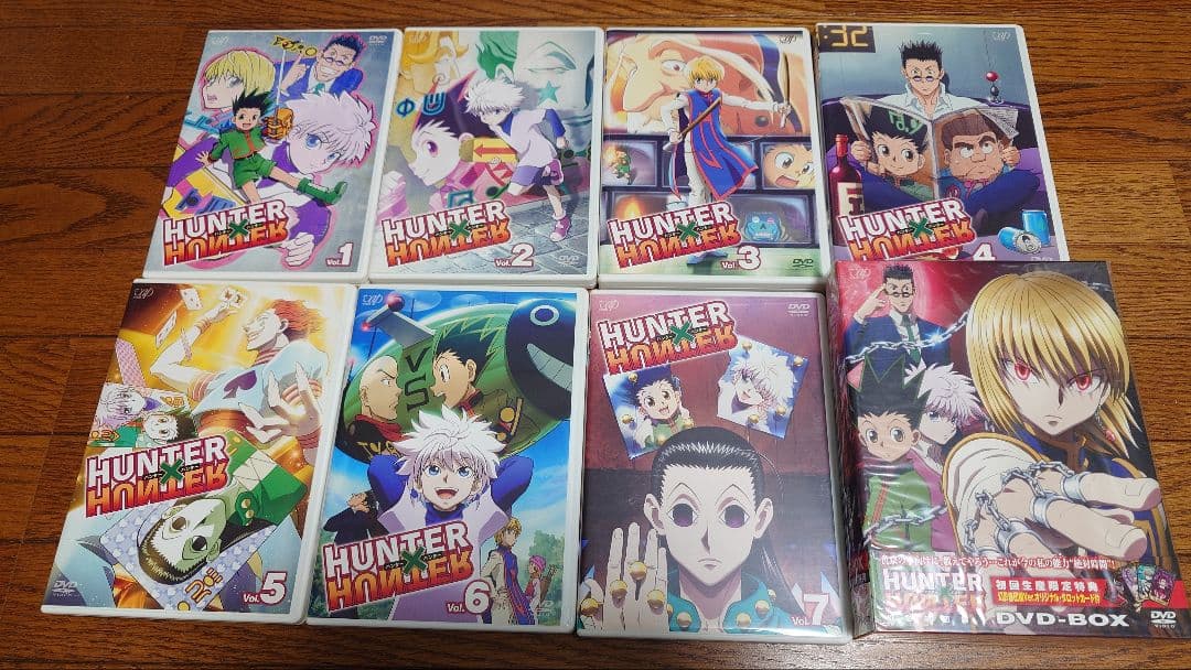 初回限定 タロット カード ハンターハンター DVD 1-7巻 幻影旅団編1