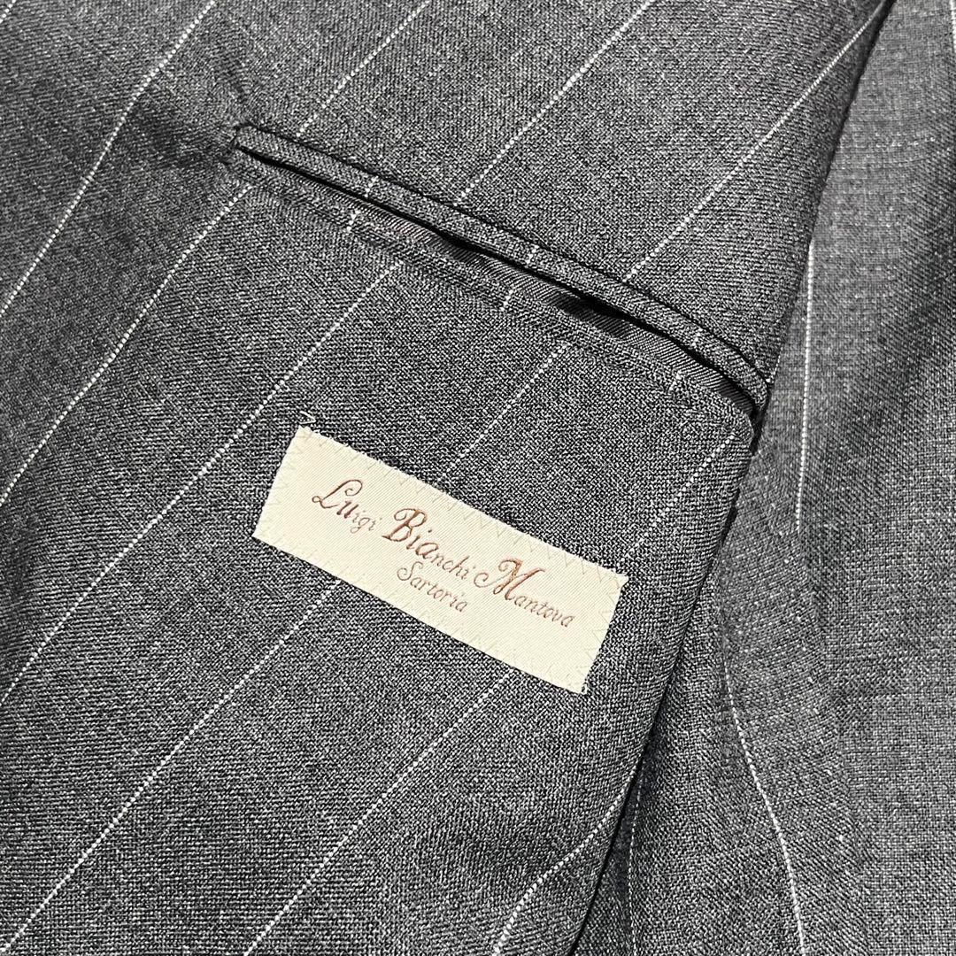 Luigi Bianch × カノニコ アンコンジャケット ダブル ウール 52