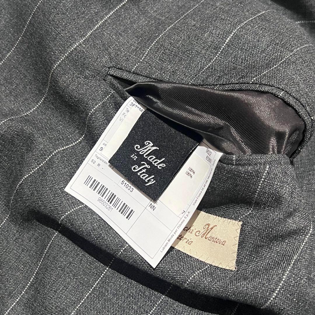 Luigi Bianch × カノニコ アンコンジャケット ダブル ウール 52