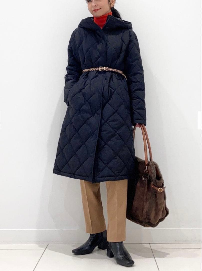 UNIQLO パフテックロングコートリラックスフィット XL BLACK