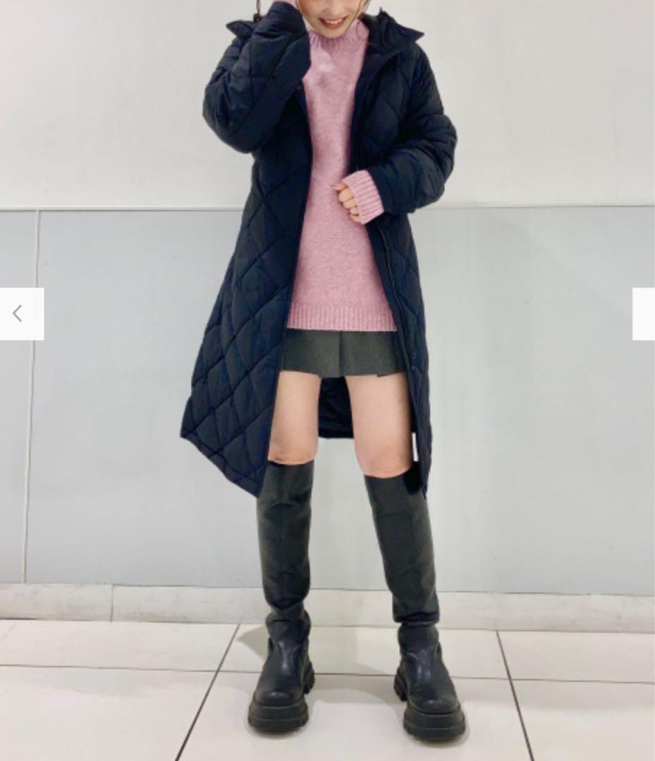 UNIQLO パフテックロングコートリラックスフィット XL BLACK